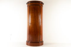 19th Century Biedermeier Pedestal Cabinet, 1850s
