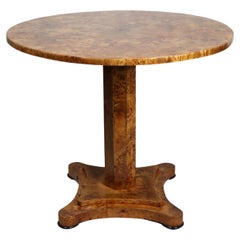 19th Century Biedermeier Pedestal Table. Austria, c. 1830.