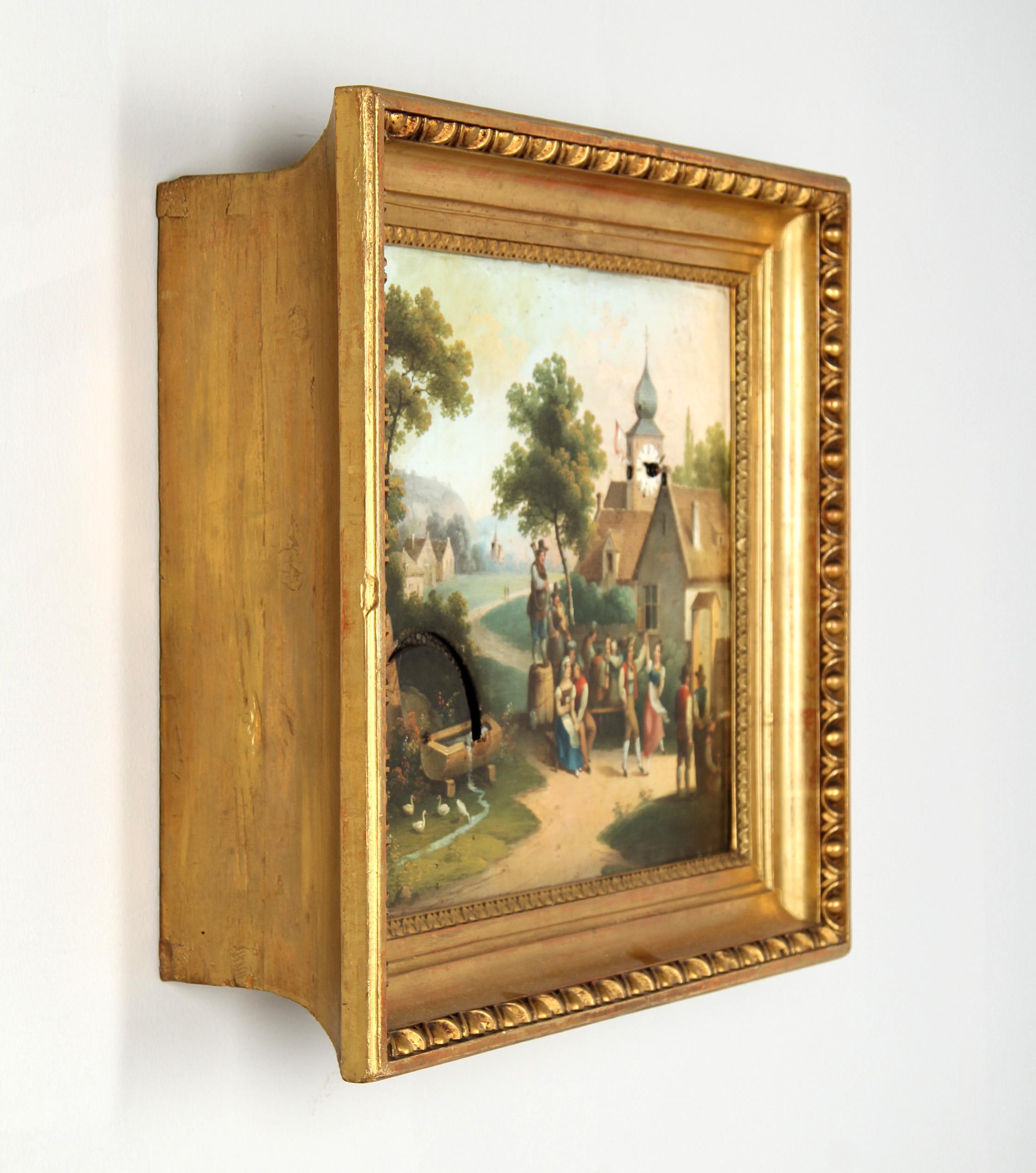 Orologio da tavolo Biedermeier del XIX secolo, Austria, circa 1830 in vendita 1
