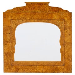 Biedermeier Mantelspiegel aus Wurzelbirke aus dem 19.