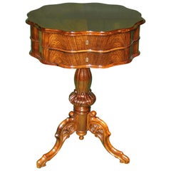 19th Century Biedermeier Rosewood Work Table, 1830s