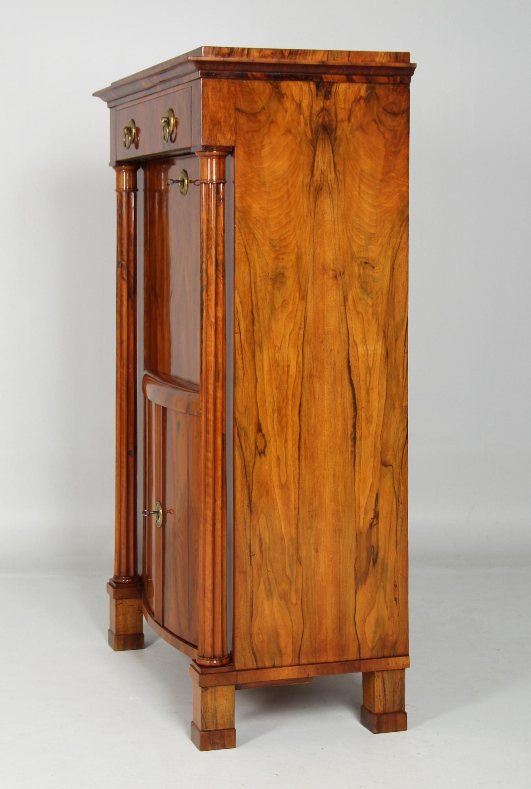 19th Century Biedermeier Secretaire with Secret Drawers, Austria, circa 1830 7