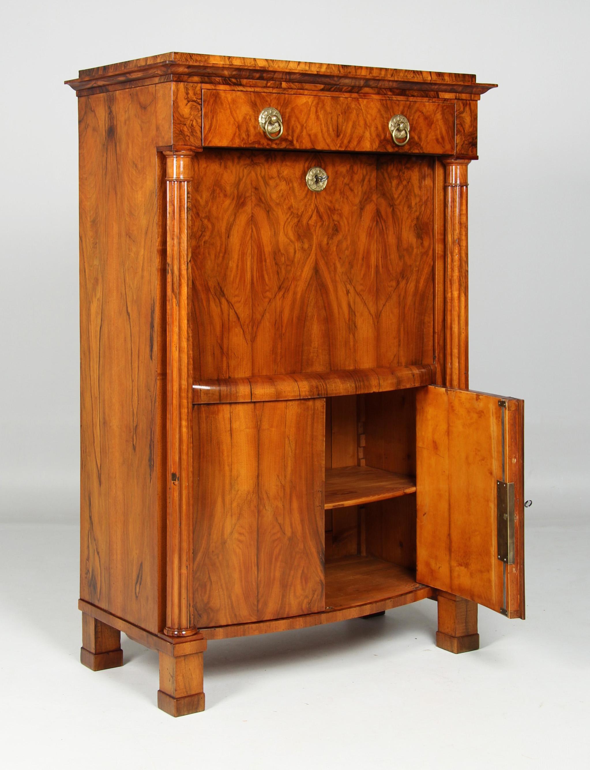 19th Century Biedermeier Secretaire with Secret Drawers, Austria, circa 1830 8