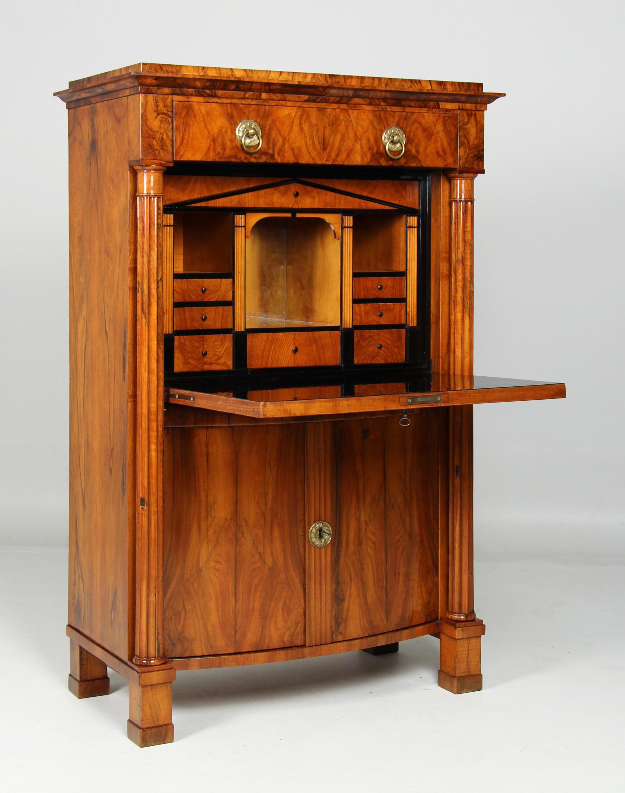 19th Century Biedermeier Secretaire with Secret Drawers, Austria, circa 1830 10