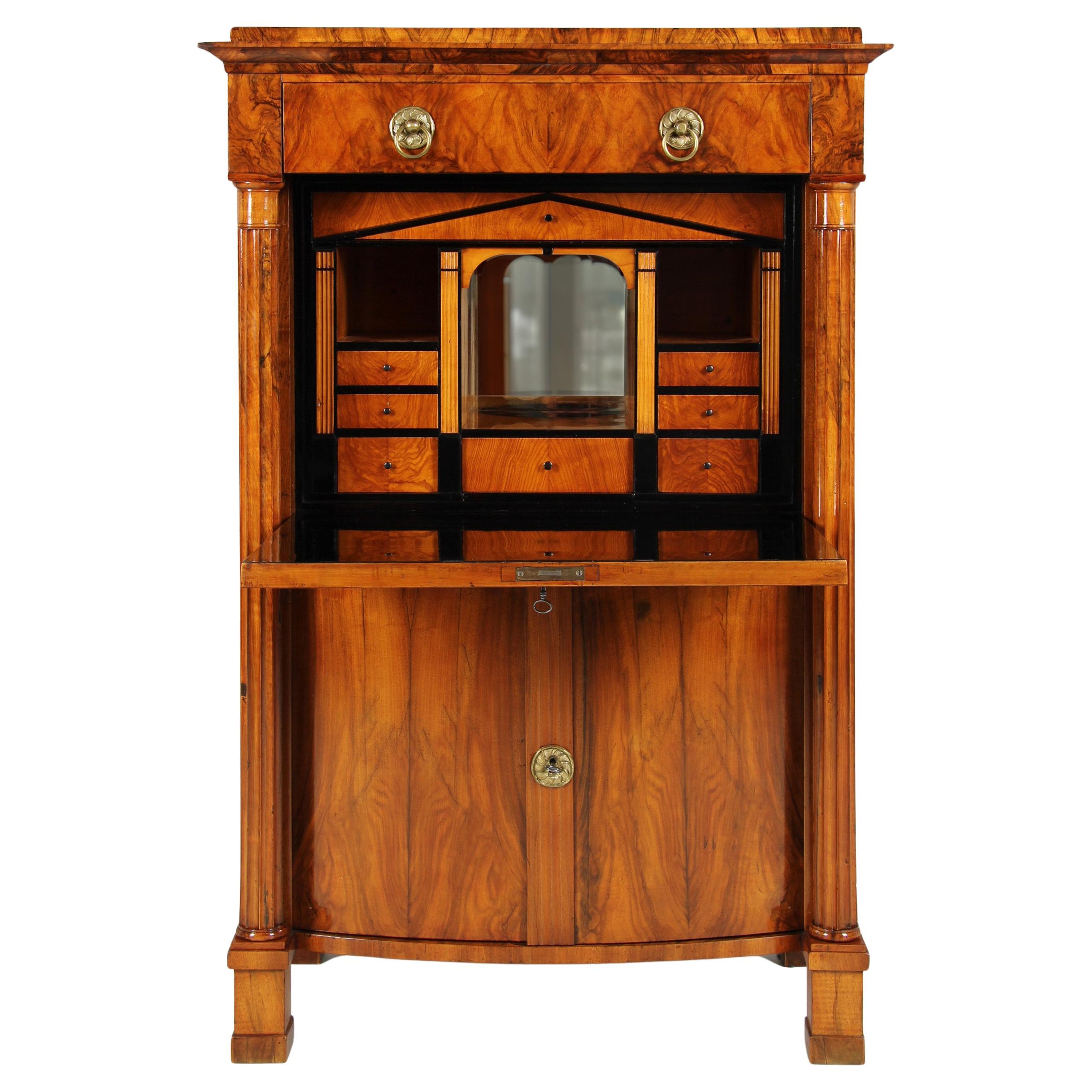 19th Century Biedermeier Secretaire with Secret Drawers, Austria, circa 1830