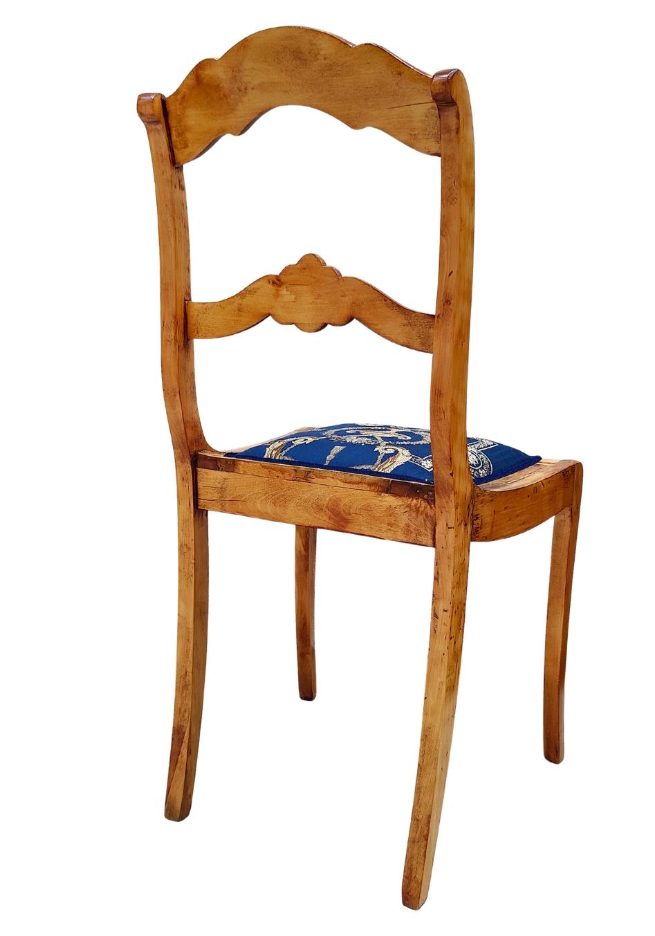 Allemand Chaise d'appoint Biedermeier du 19e siècle en vente