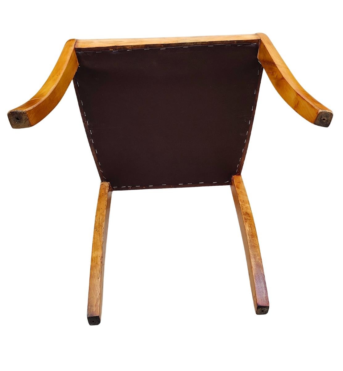 Chaise d'appoint Biedermeier du 19e siècle en vente 1