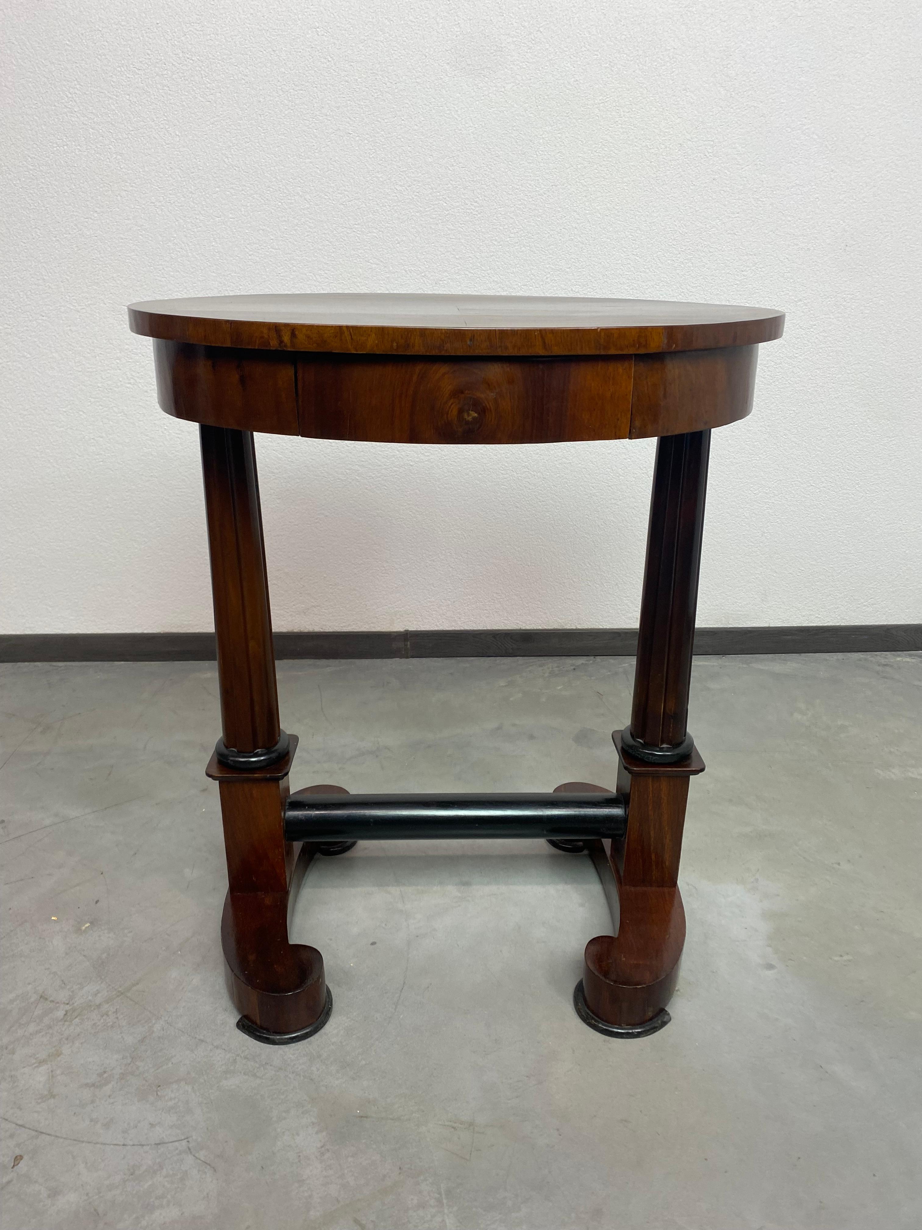 19th century biedermeier side table in very good original condition.