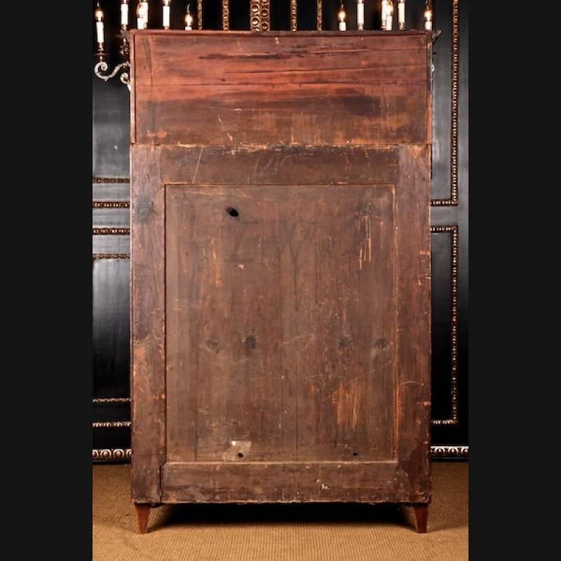 19th Century Biedermeier Style Cuba-Mahogany Secretary For Sale 4