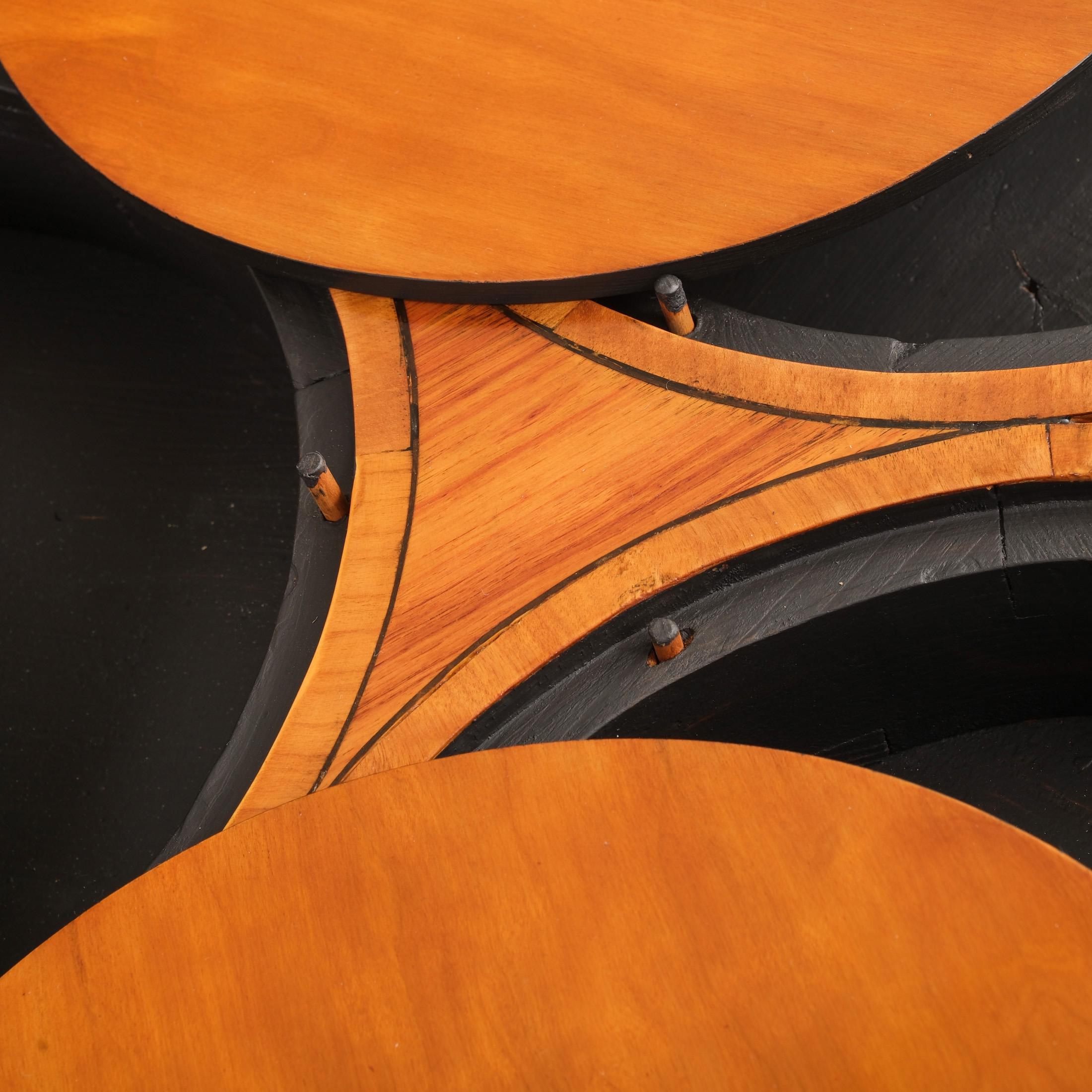 19th Century Biedermeier Style Jardinière Side Table Swan In Good Condition For Sale In Münster, DE