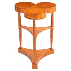 19th Century Biedermeier Style Jardinière Side Table Swan