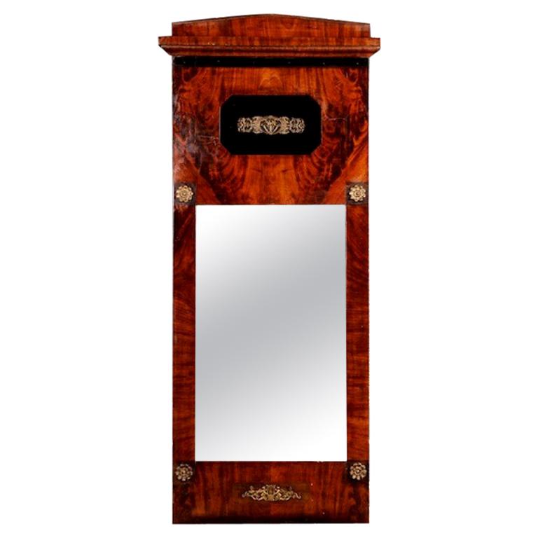 19th Century Biedermeier Style Wall Mirror