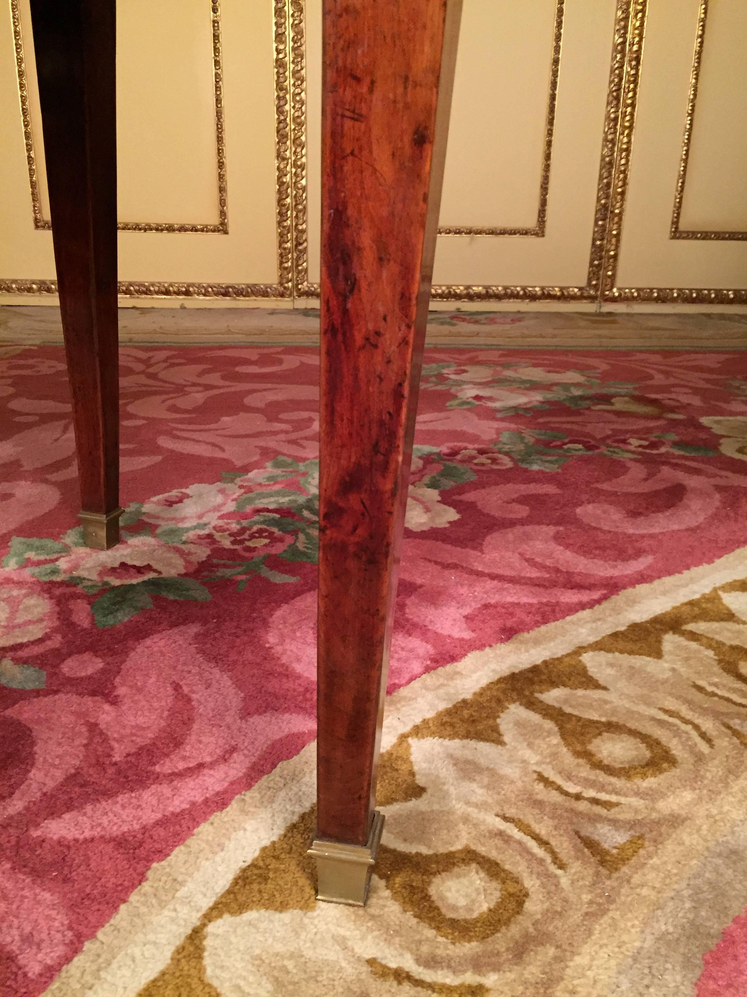 Wood 19th Century Biedermeier Table Mahogany