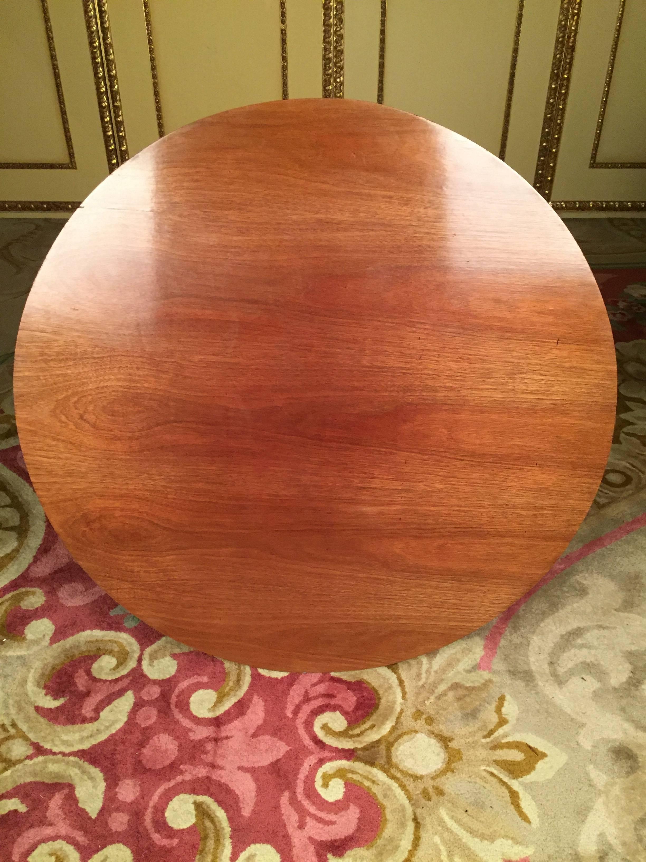 19th Century Biedermeier Table Mahogany For Sale 2