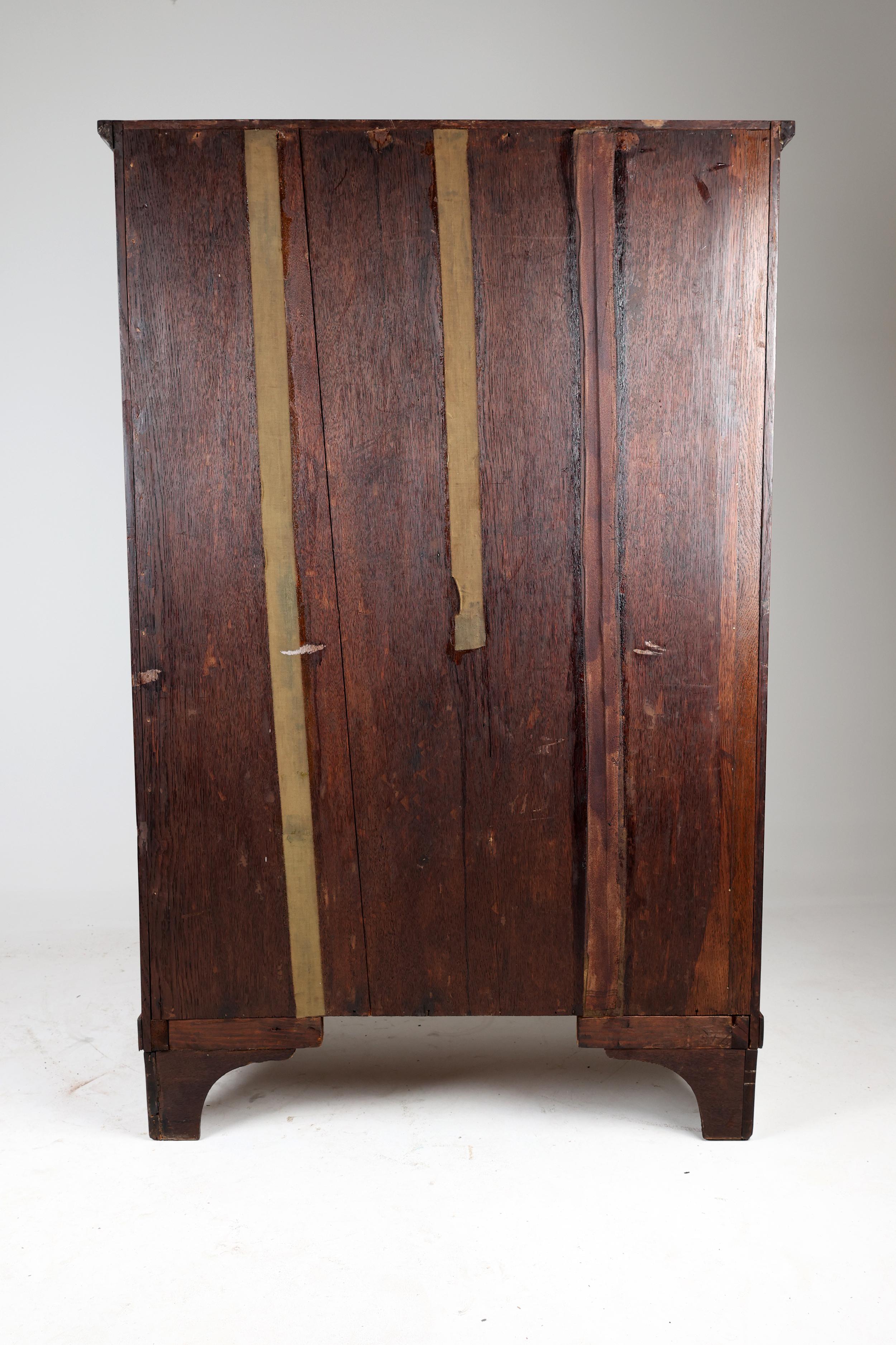 19th Century Biedermeier Tall Chest of Drawers For Sale 8