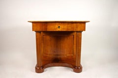 19th Century Biedermeier Wall Console/ Side Table, Cherrywood, AT circa 1860