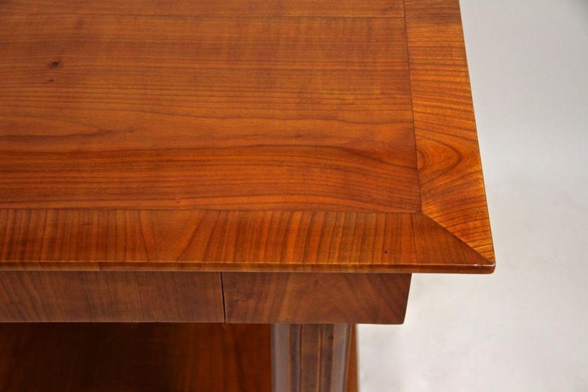 19th Century Biedermeier Wall Console/ Side Table, Cherrywood, AT circa 1860 For Sale 1