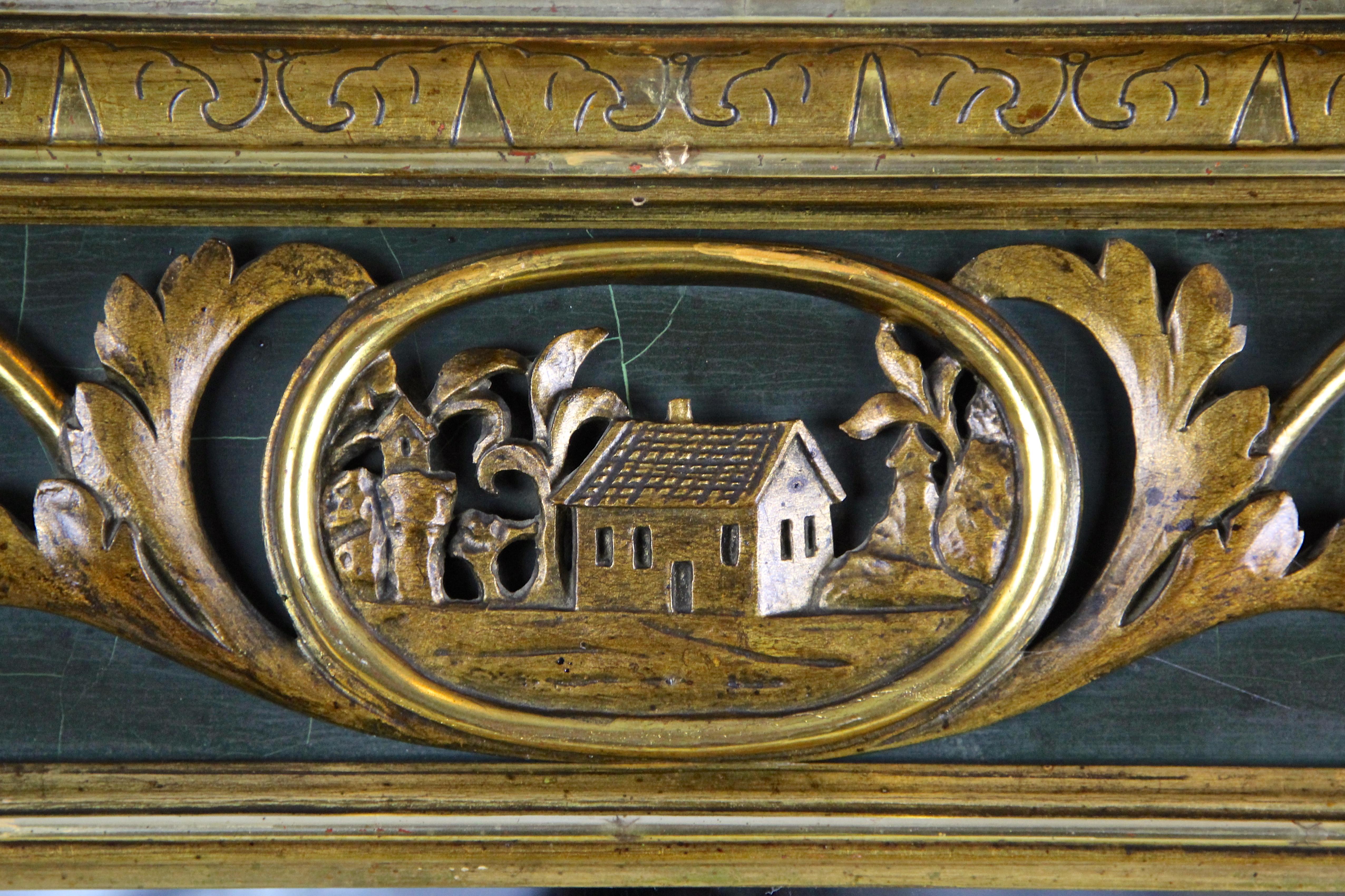 19th Century Biedermeier Wall/ Trumeau Mirror, Austria, circa 1825 1