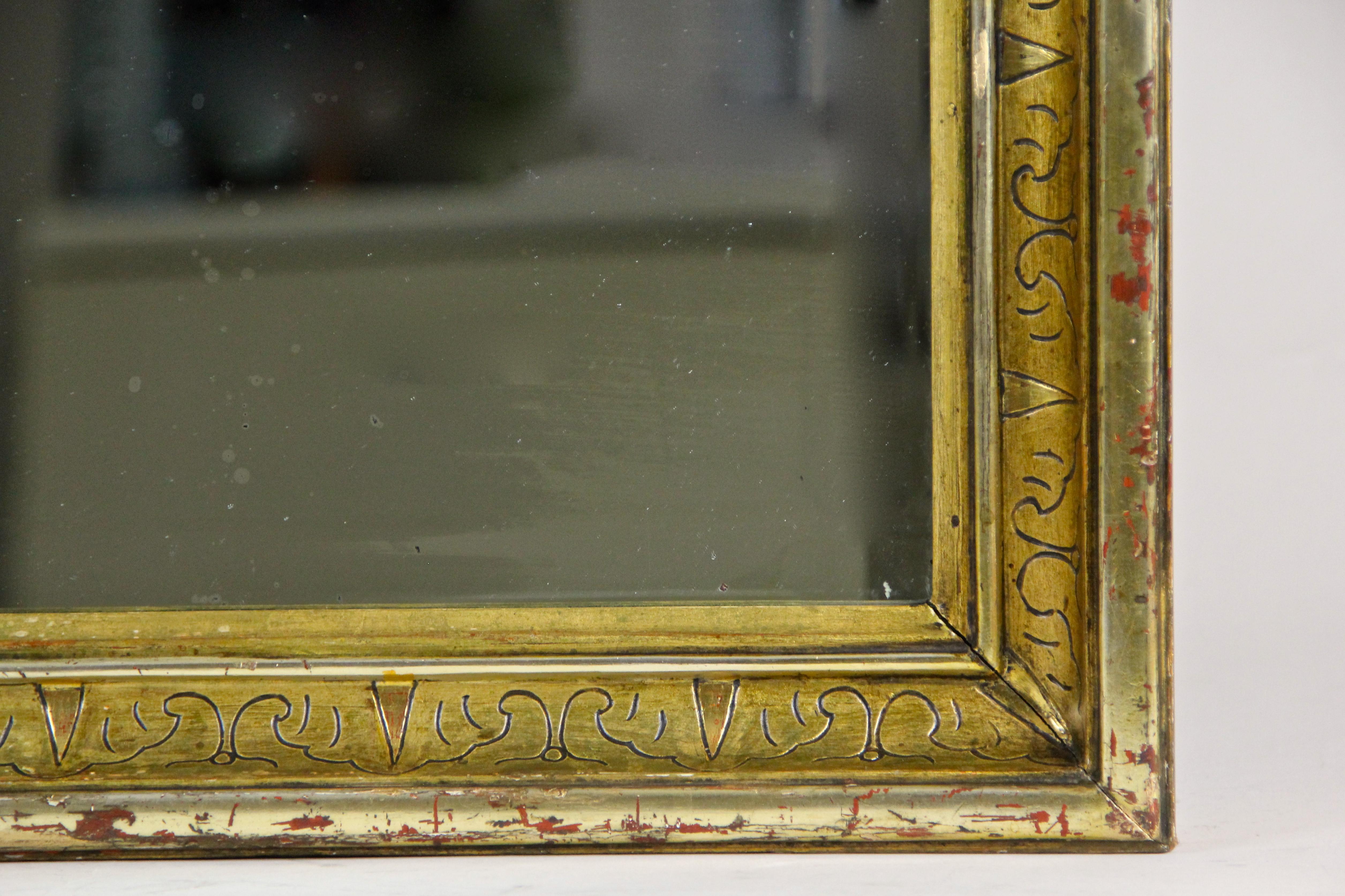 19th Century Biedermeier Wall/ Trumeau Mirror, Austria, circa 1825 3