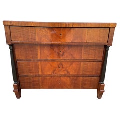 19th Century Biedermeier Walnut Chest of Drawers