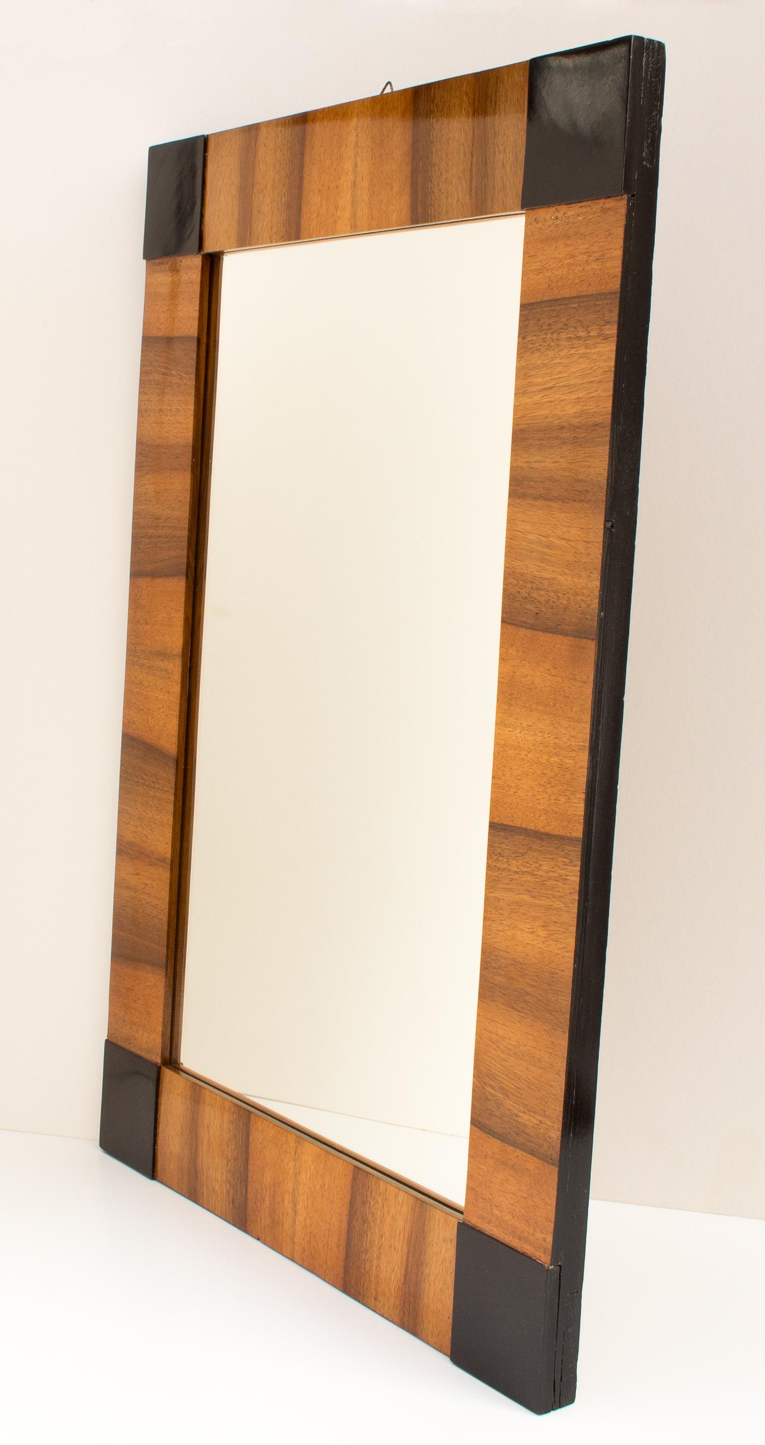 Allemand Miroir mural Biedermeier du 19ème siècle