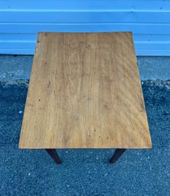19th Century Birch One Drawer Side Table