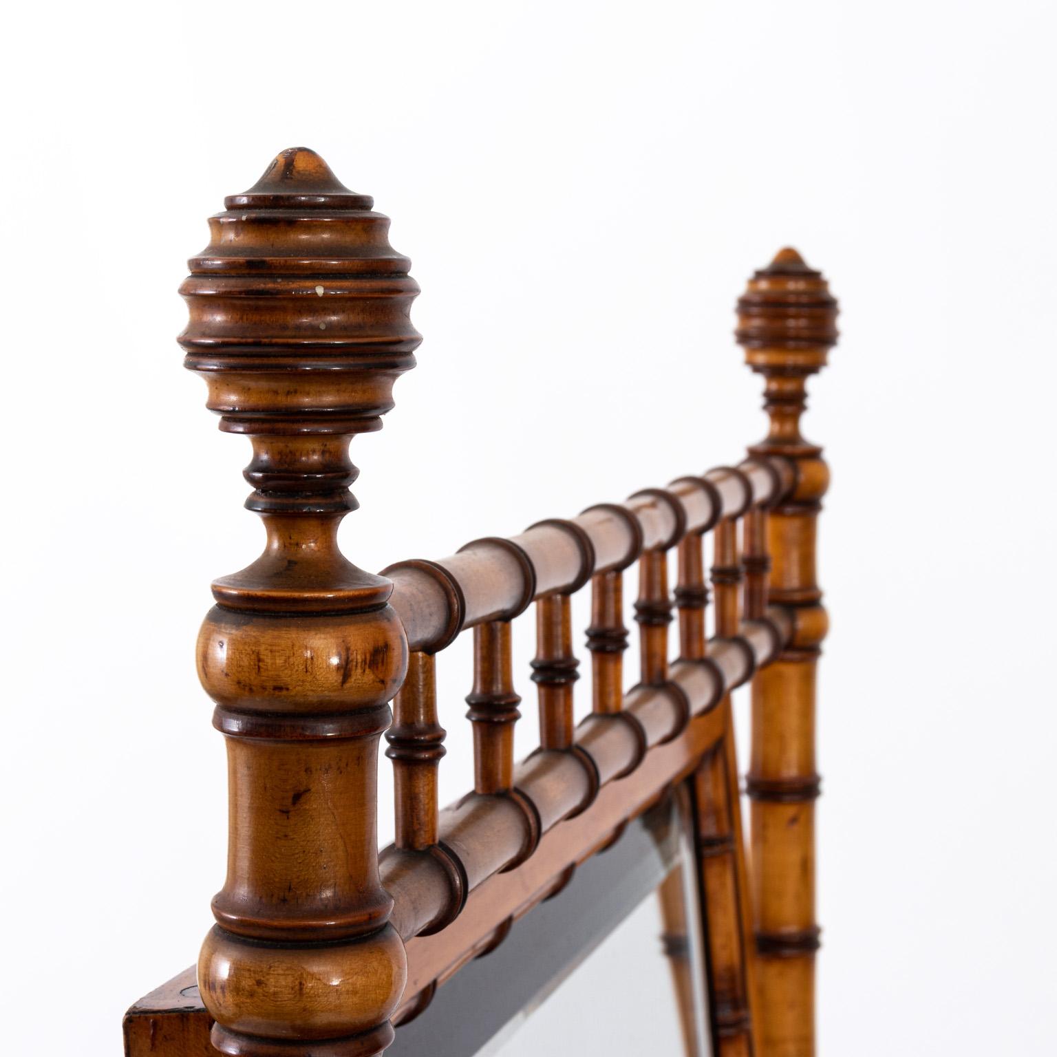 Late 19th Century 19th Century Bird's-Eye Maple Faux Bamboo Dressing Table by R. J. Horner