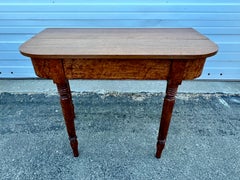 19th Century Birdseye Maple Console Table