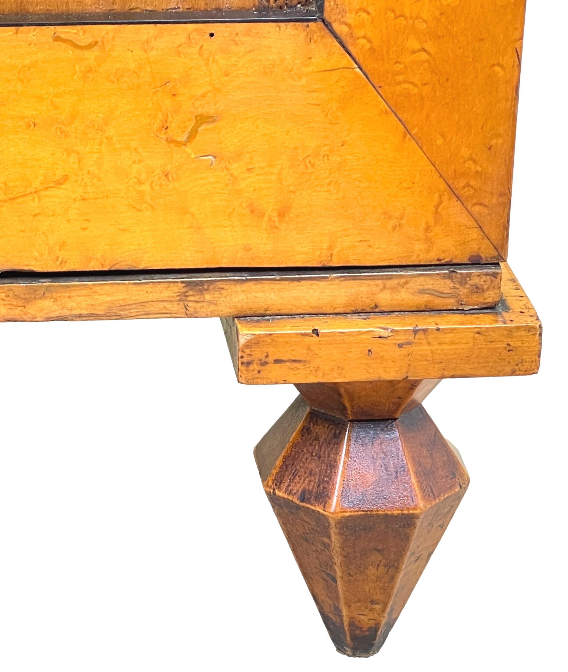 19th Century Birdseye Maple Cupboard For Sale 1