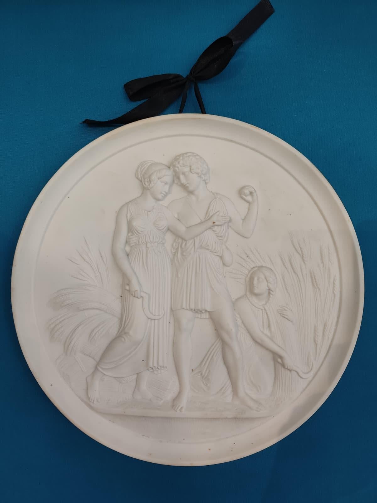 Danois Porcelaine biscuitée du XIXe siècle, Four Seasons, d'après Thorvaldsen, Bing & Gröndahl en vente