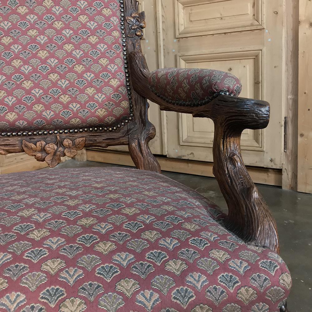 19th Century Black Forest Armchair In Good Condition In Dallas, TX