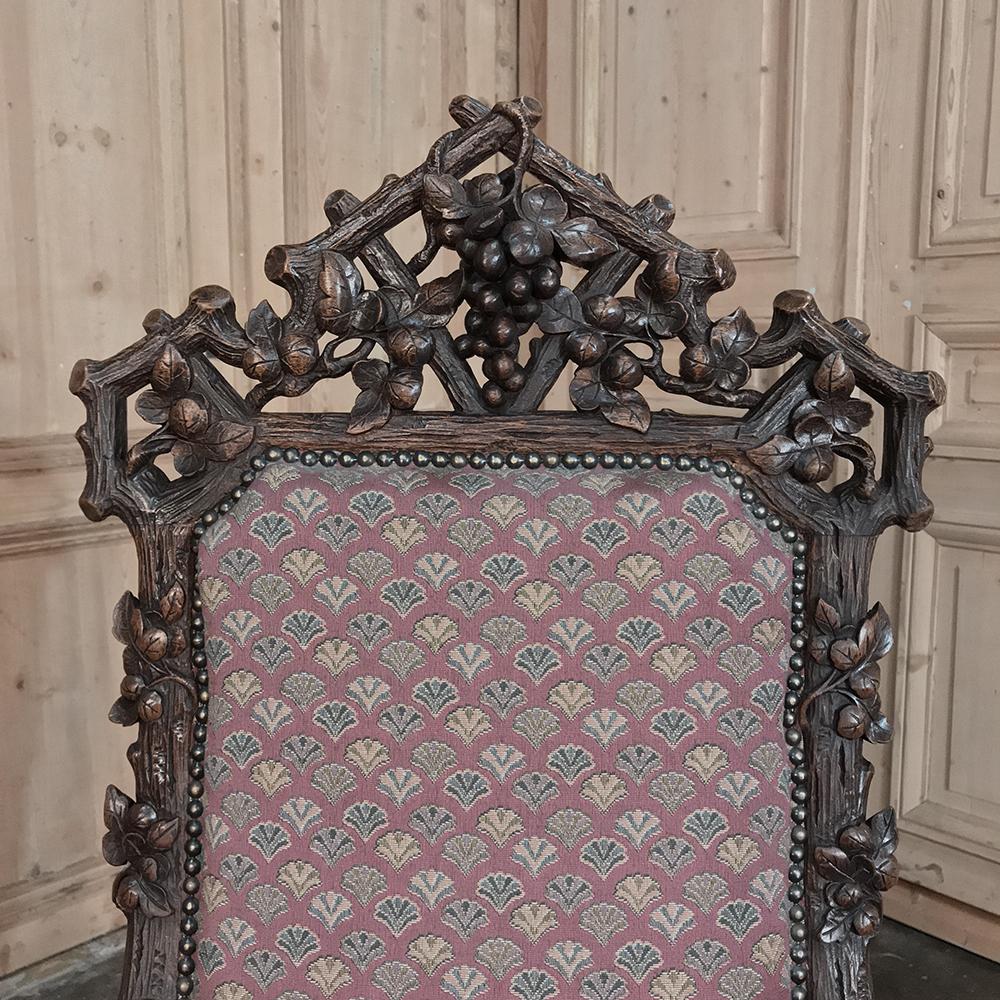Late 19th Century 19th Century Black Forest Armchair