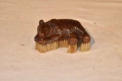 19th Century Black Forest Bear Clothes Brush