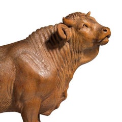 19th Century Black Forest Bull