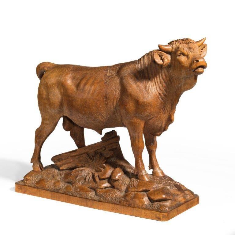 Le taureau de la Forêt-Noire du 19ème siècle Bon état - En vente à Lymington, Hampshire