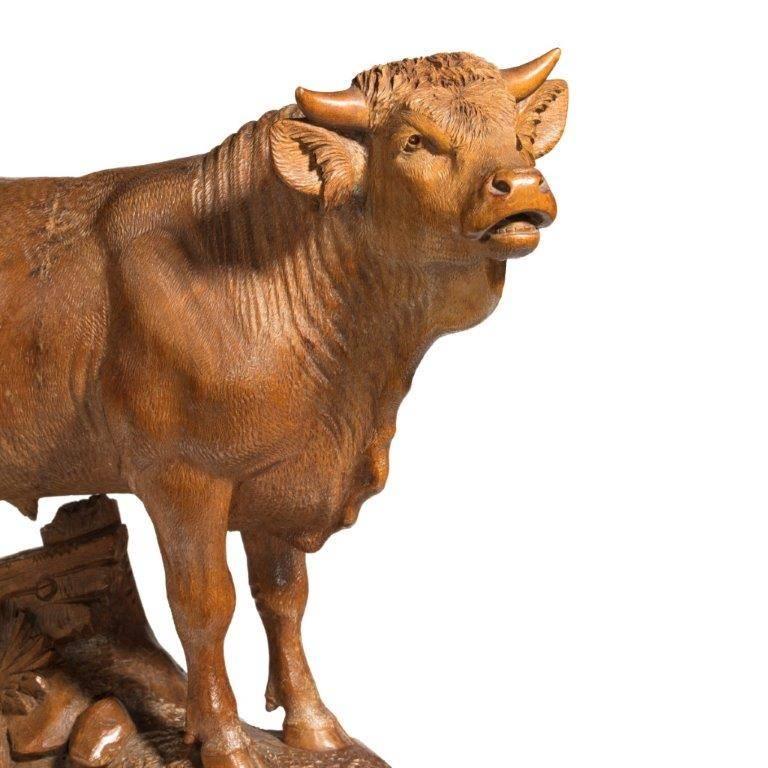 Fin du XIXe siècle Le taureau de la Forêt-Noire du 19ème siècle en vente