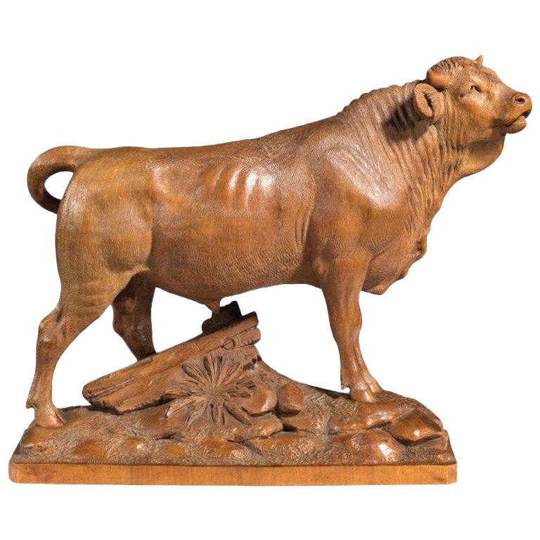Le taureau de la Forêt-Noire du 19ème siècle en vente