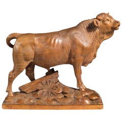 19th Century Black Forest Bull