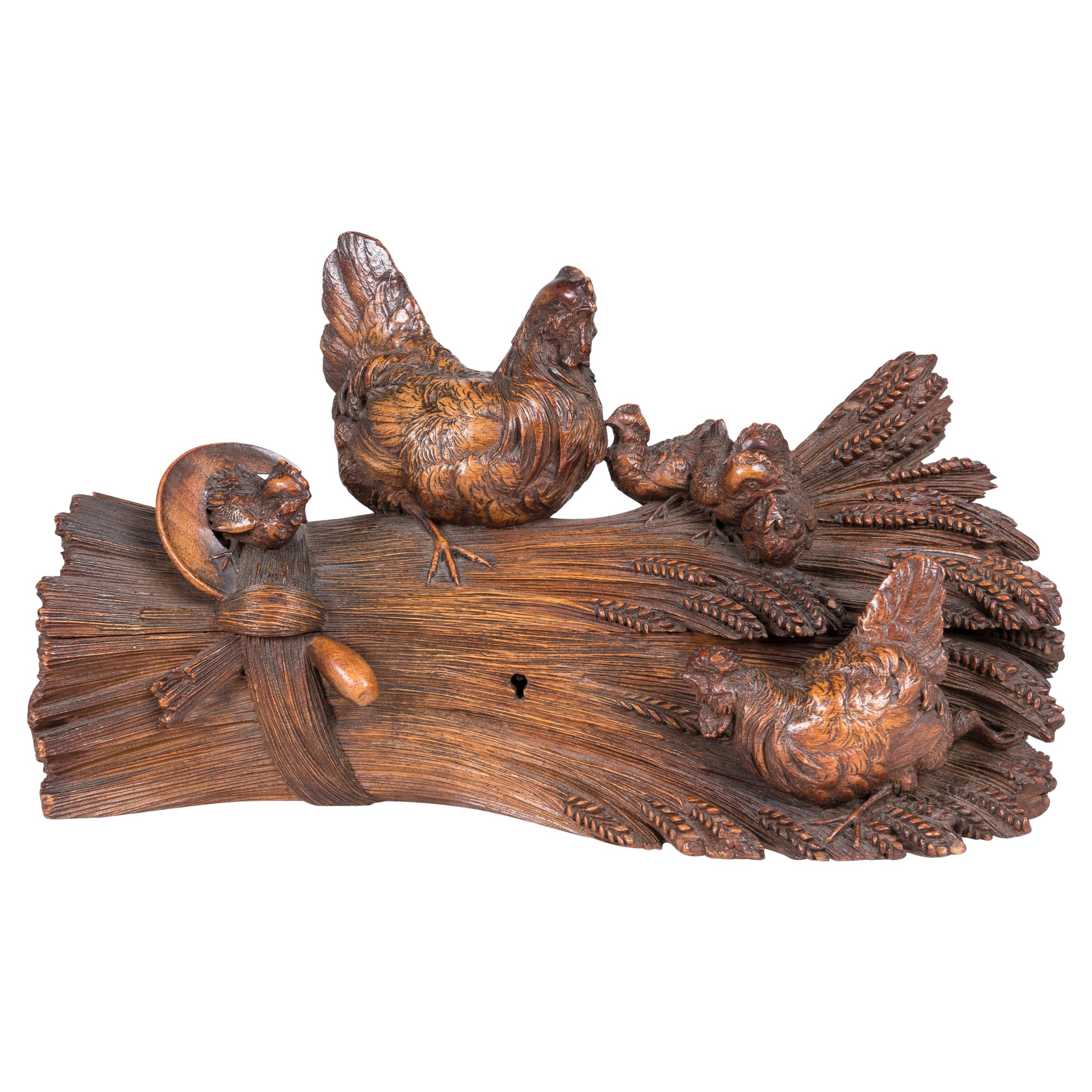 19th Century Black Forest Carved Box