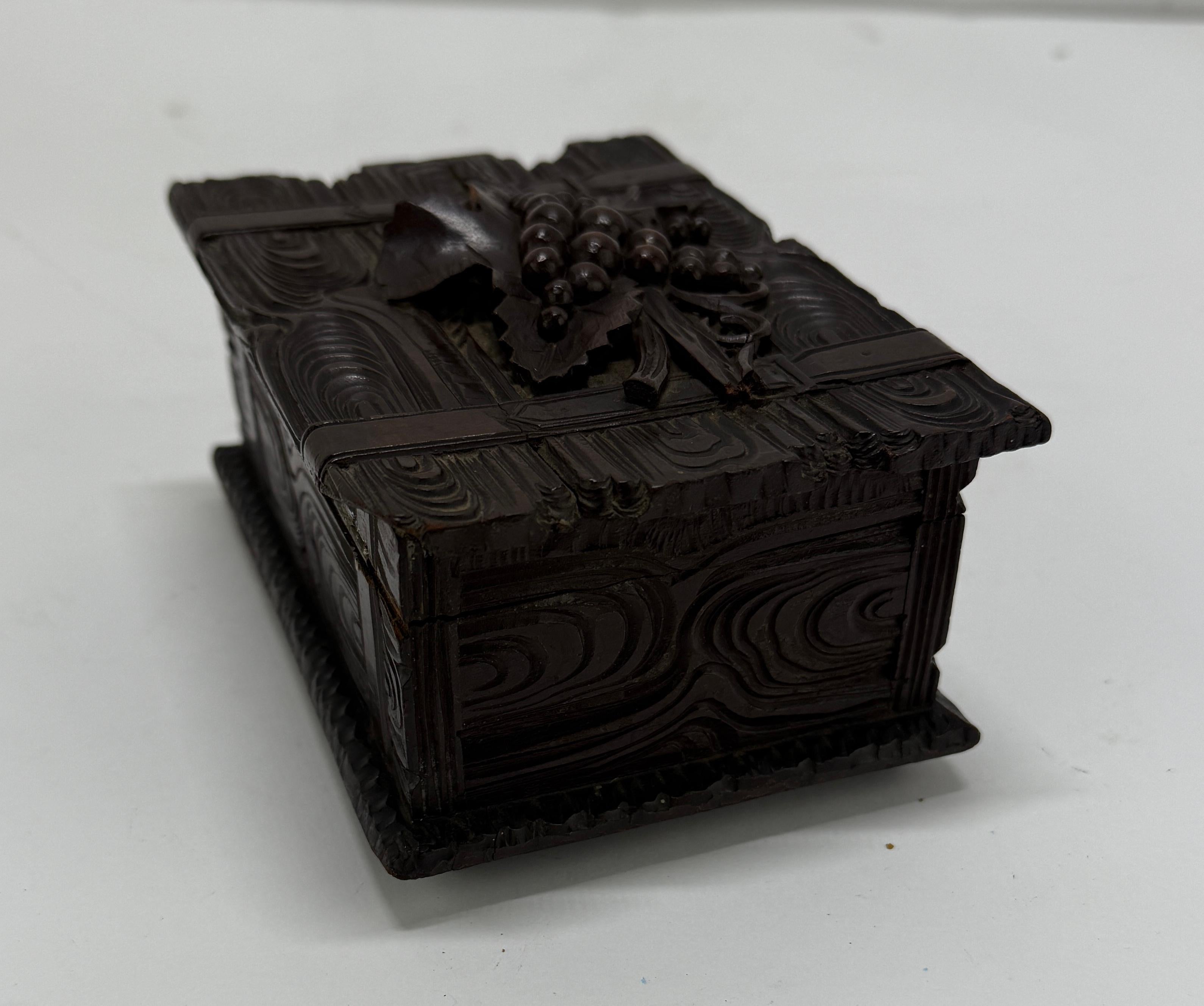 19th Century, Black Forest Carved Softwood 