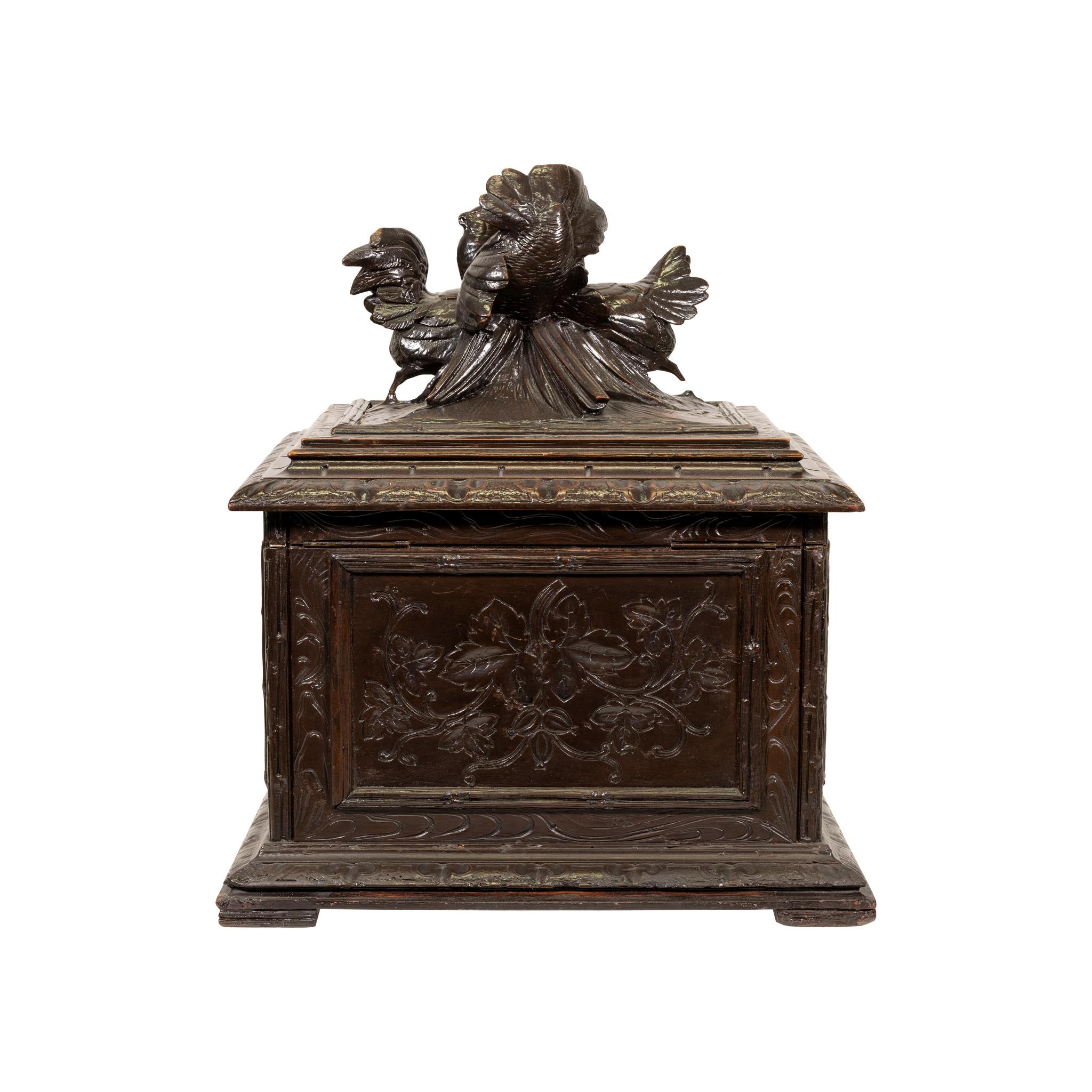19th Century Black Forest Carved Tantalus In Good Condition For Sale In Coeur d'Alene, ID