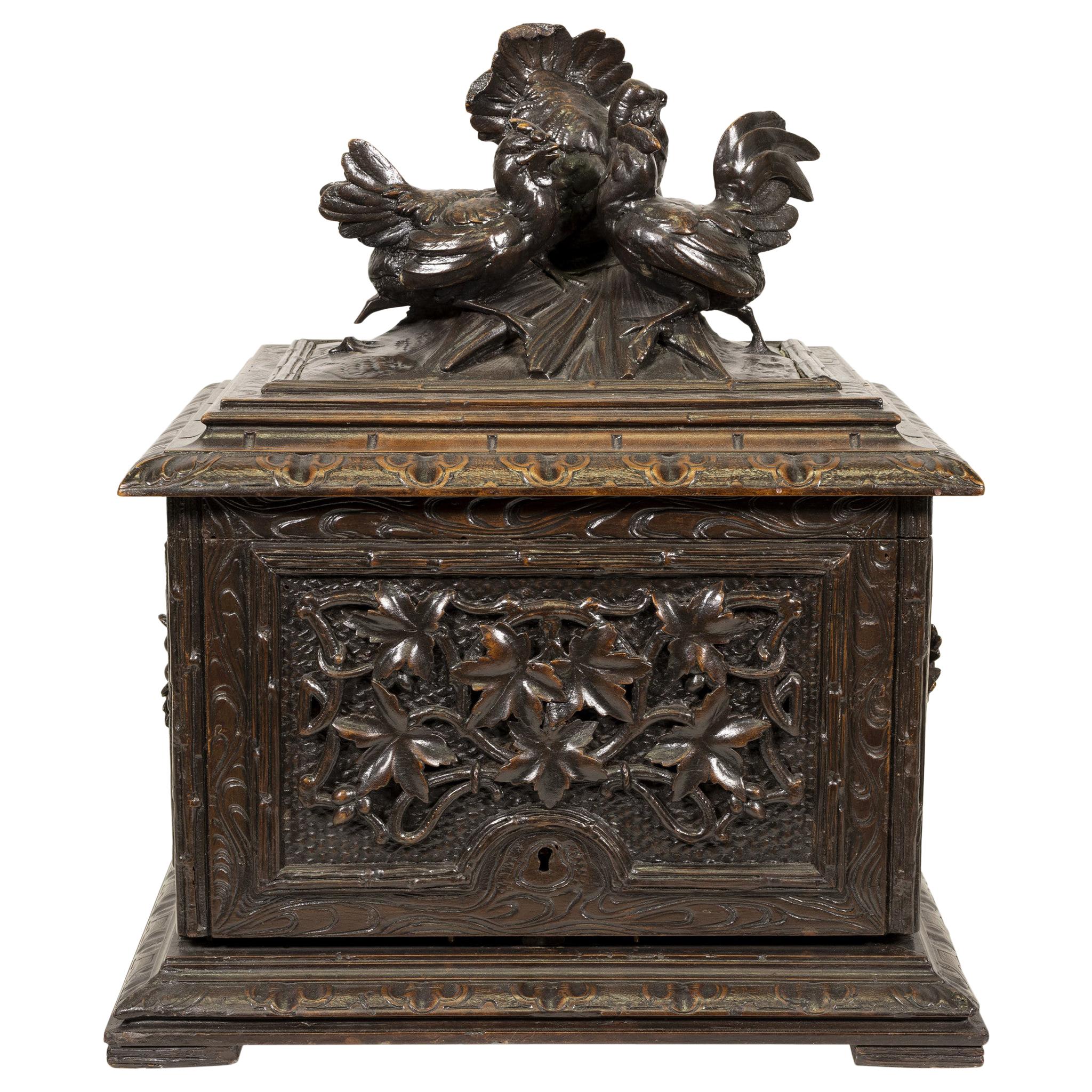 19th Century Black Forest Carved Tantalus
