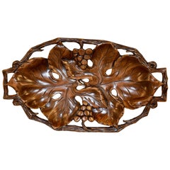 19th Century Black Forest Carved Tray