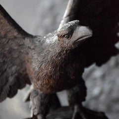 19th Century Black forest Eagle Carving