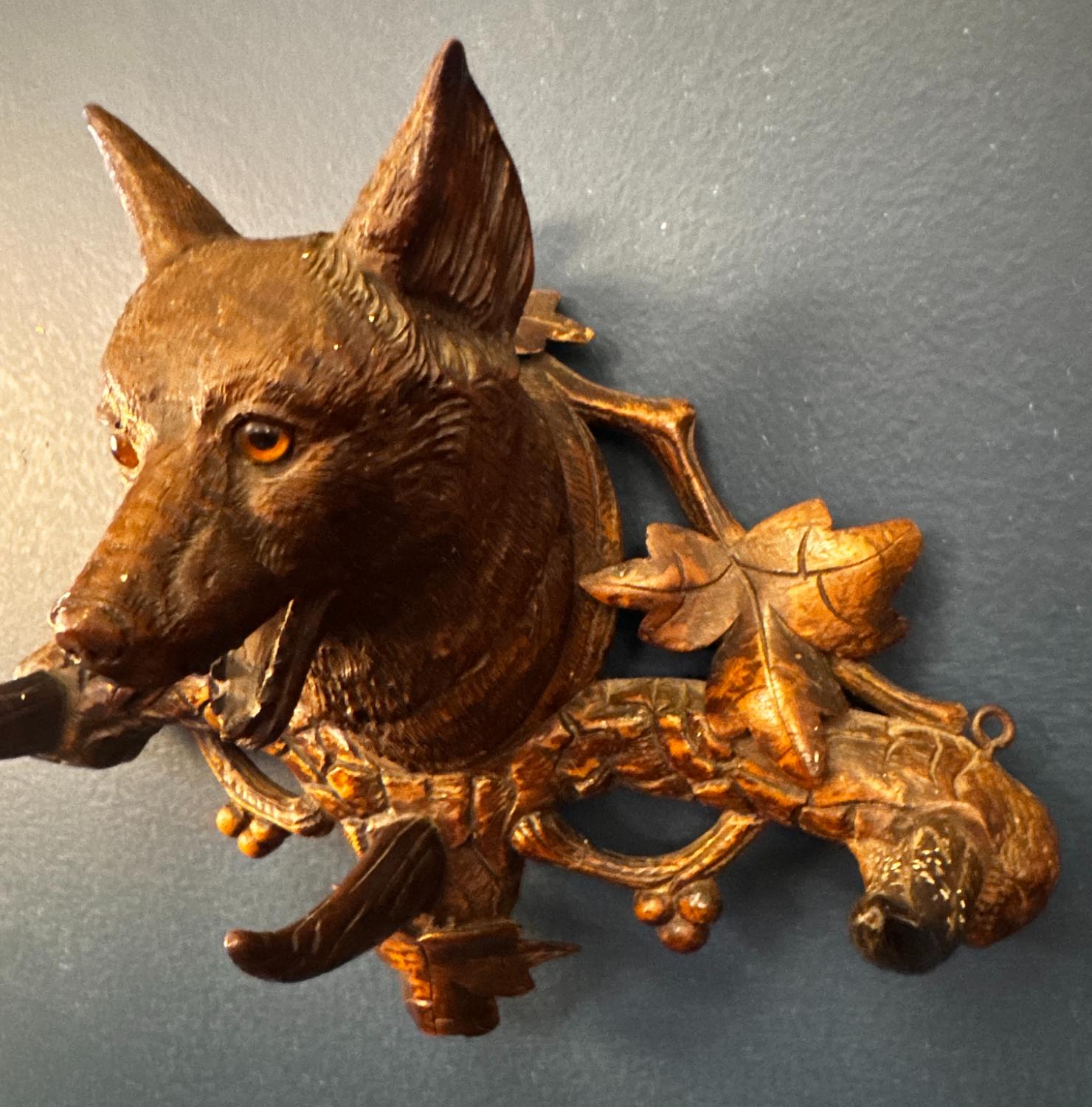 Forêt-Noire Porte-chapeau/fouet de style victorien anglais du 19e siècle de Black Forest en vente