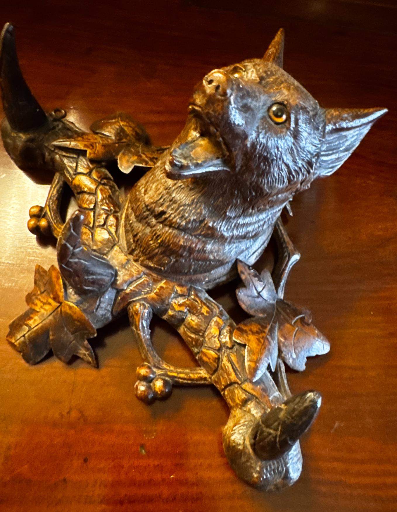 Européen Porte-chapeau/fouet de style victorien anglais du 19e siècle de Black Forest en vente