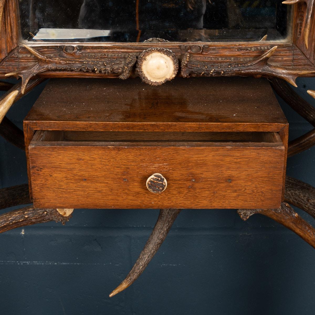 19th Century Black Forest Hall Stand, Swiss-German, circa 1890 For Sale 11