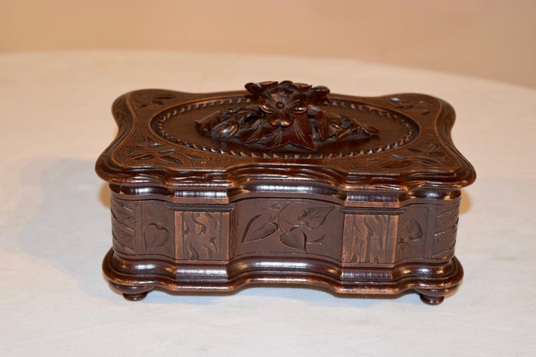 19th Century Black Forest Jewelry Box at 1stDibs