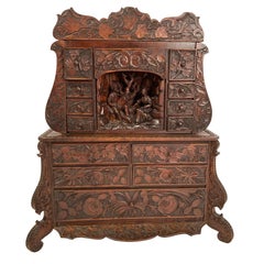 19th Century Black Forest Miniature Chest of Drawers