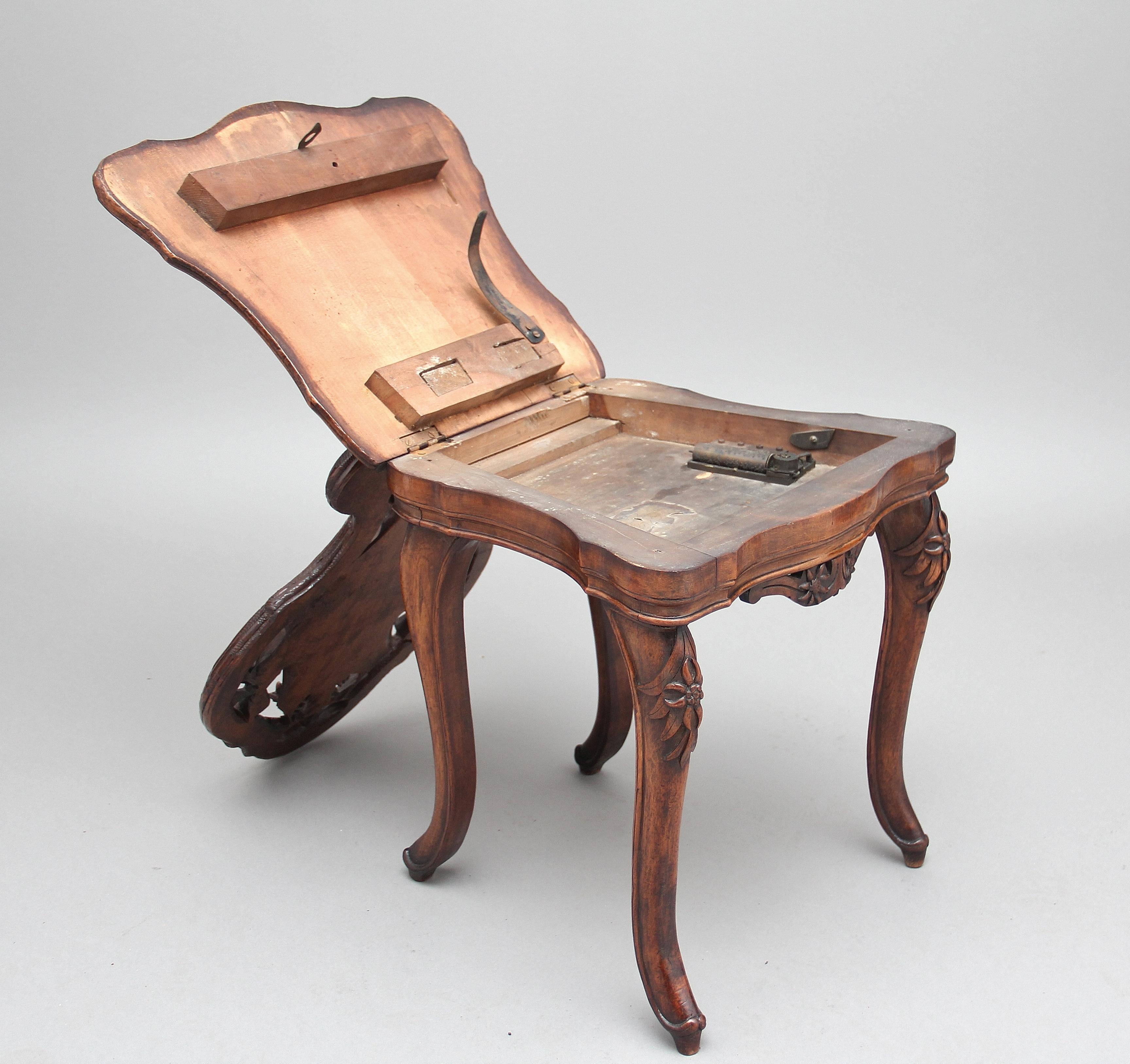 Late 19th Century 19th Century Black Forest Musical Chair